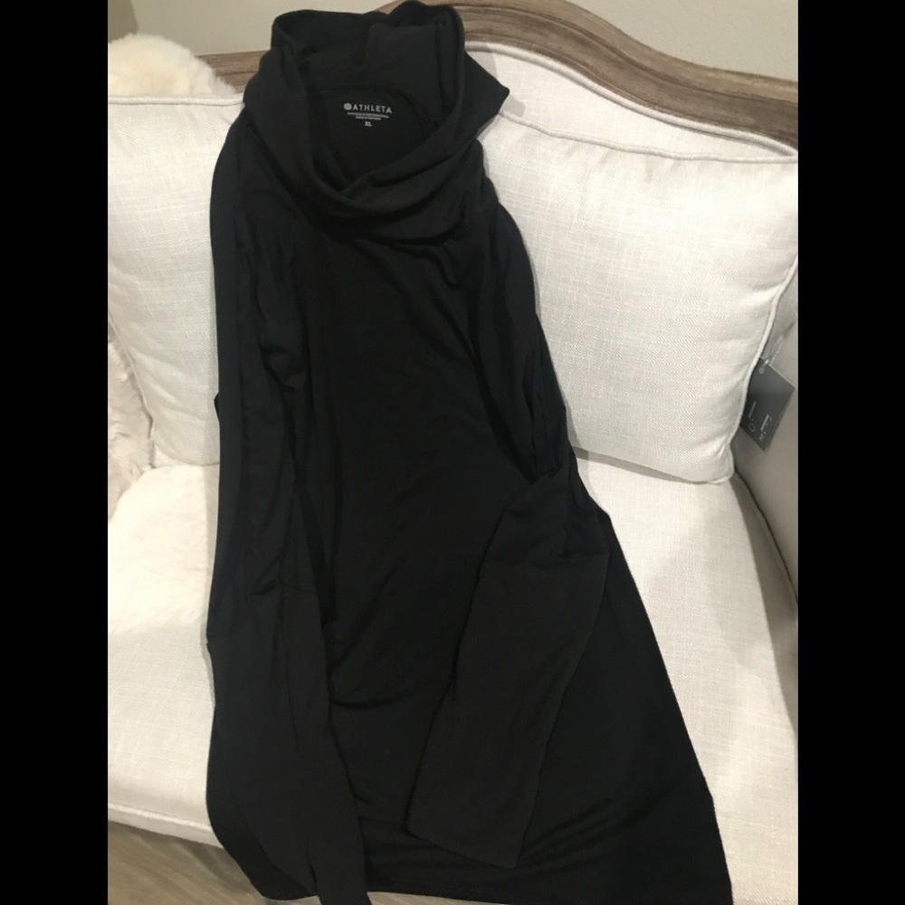 Athleta Soft, Long Sleeve Cowl Neck Blouse SZ XL